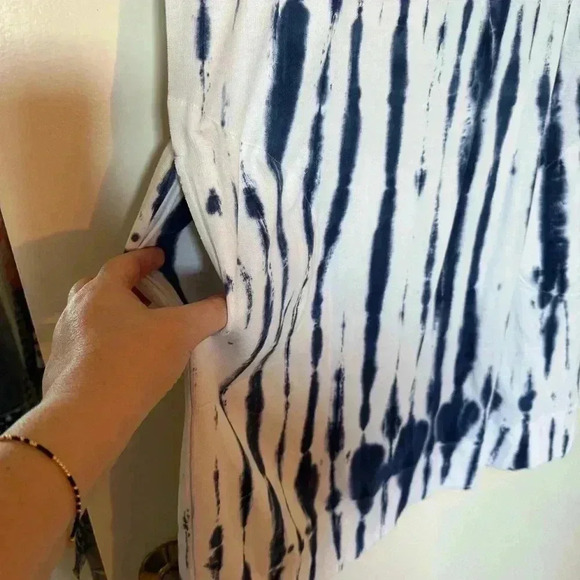 Chico’s French Terry Tye Dye Short Sleeve Dress - Picture 5 of 8